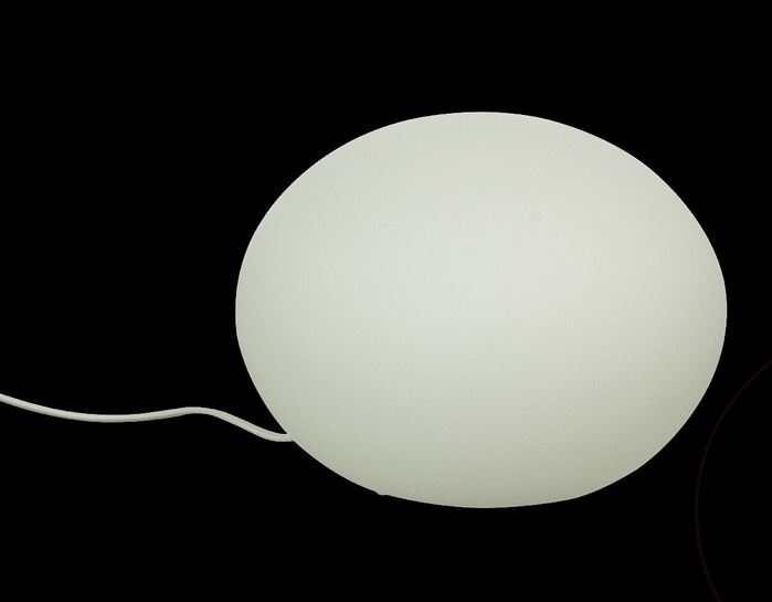 Lampe à poser globus 24cm blanc*