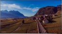 Photo paysage Suisse   55 x 30 cm _By Karadrone