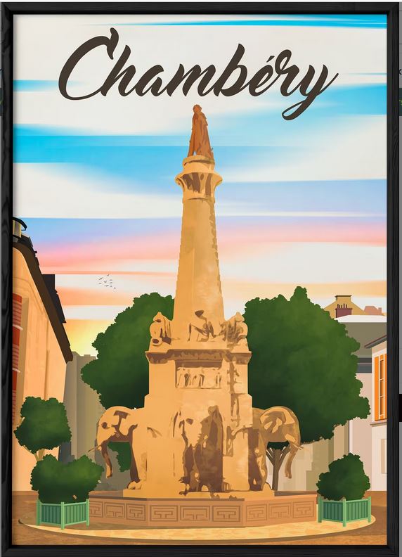 Affiche &quot;CHAMBERY&quot;