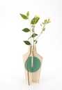 Reine Mère Vase Oslo en bois de bouleau* Vert Eco-responsable français