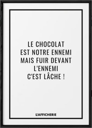 [1022017] Affiche &quot;Le chocolat&quot;* produit français