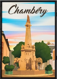 [1022020] Affiche &quot;CHAMBERY&quot;